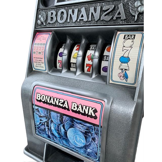 BONANZA BANK レトロ スロットマシーン 貯金箱