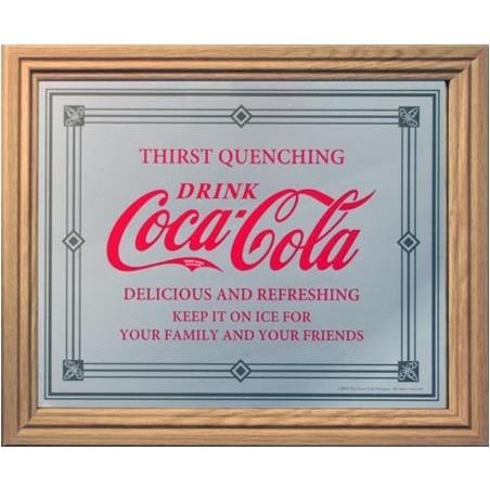 コカ・コーラパブミラー木製フレーム　COKE Pub Mirror　コカコーラ誕生130周年記念ミラー　正規ライセンスコカ・コーラグッズ  :cc-130thmirror:Toys雑貨SUZUYA - 通販 - Yahoo!ショッピング