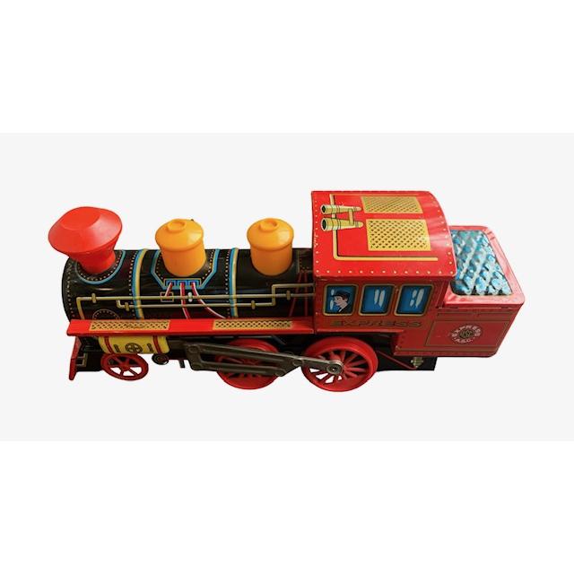 ブリキ蒸気機関車 EXPERESS 9511 日本製 ASC 昭和おもちゃ ブリキ蒸気機関車 EXPERESS 9511 日本製 ASC 昭和おもちゃ