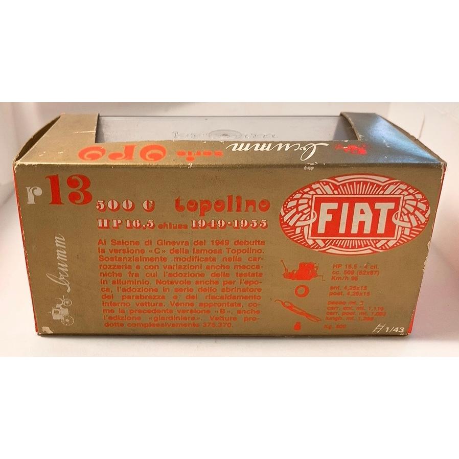 FIAT 500C TOPOLINO HP16.5　chiusa 1945-1955 フィアット　チンクチェント　トポリーノ　コンパクトカー　ミニカー FIAT 500C TOPOLINO HP16 5　chiusa