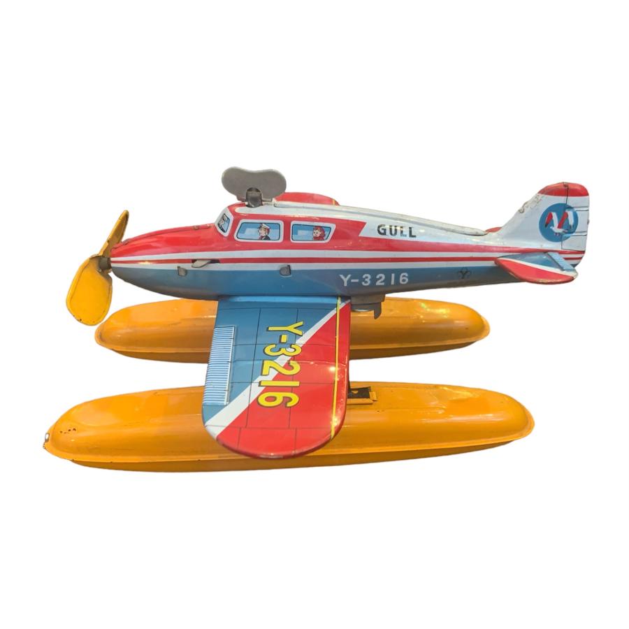 ヨネザワ玩具 水上飛行機 Gull Clipper GULL-AIR Y-3216 ブリキ