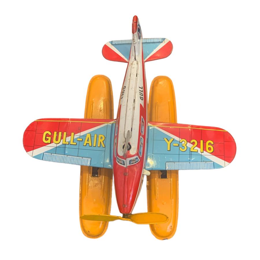 ヨネザワ玩具 水上飛行機 Gull Clipper GULL-AIR Y-3216 ブリキ
