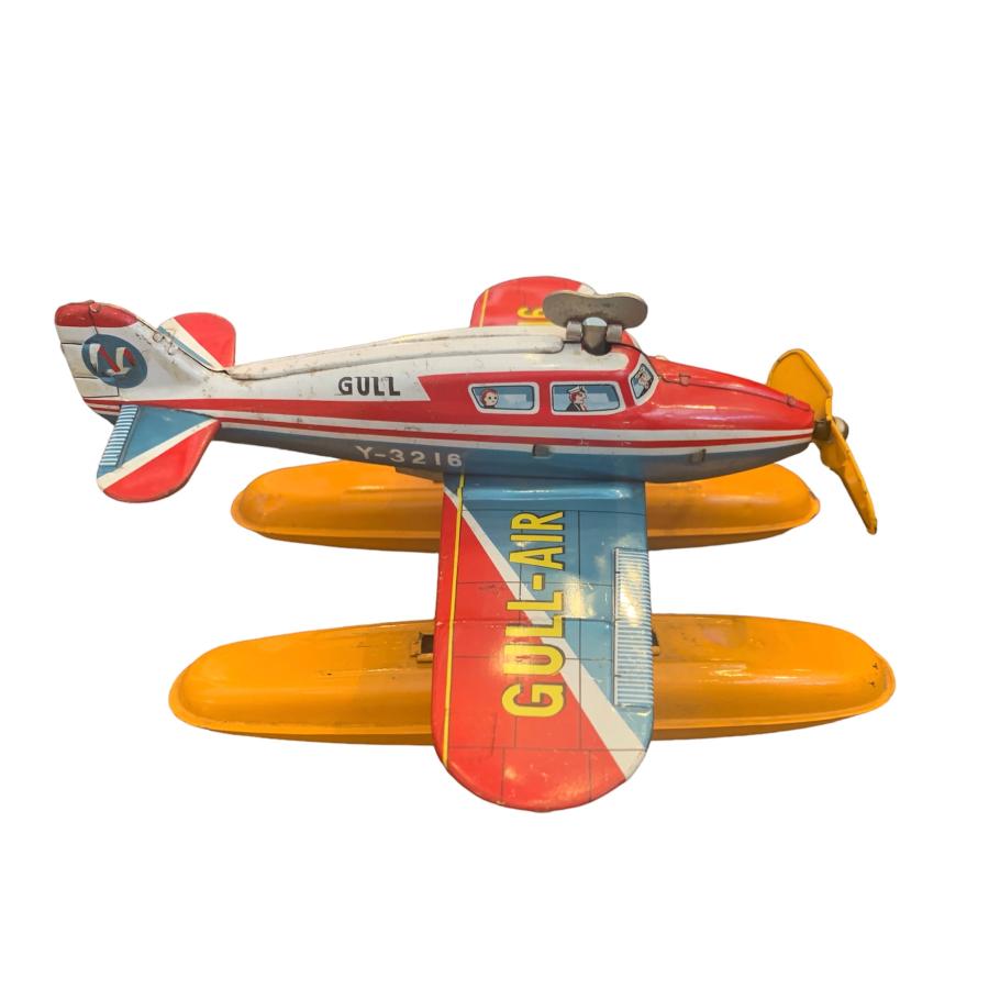 ヨネザワ玩具 水上飛行機 Gull Clipper GULL-AIR Y-3216 ブリキ
