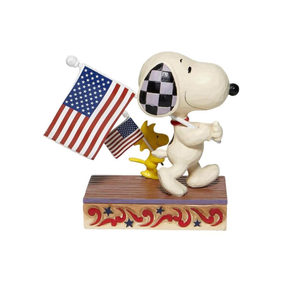 PEANUTS スヌーピー JIM SHORE スヌーピー＆ウッドストック アメリカン 