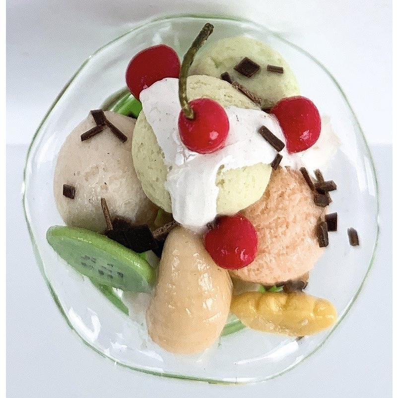 ハンドメイド パフェ デザート いちご クッキー チェリー