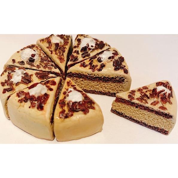 ミニチュアカットケーキ ショコラケーキホール(8個セット)サイズ 