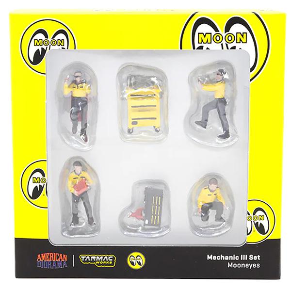 MOONEYES Tarmac Works 1:64 Mechanic Figures Set ムーンアイズ
