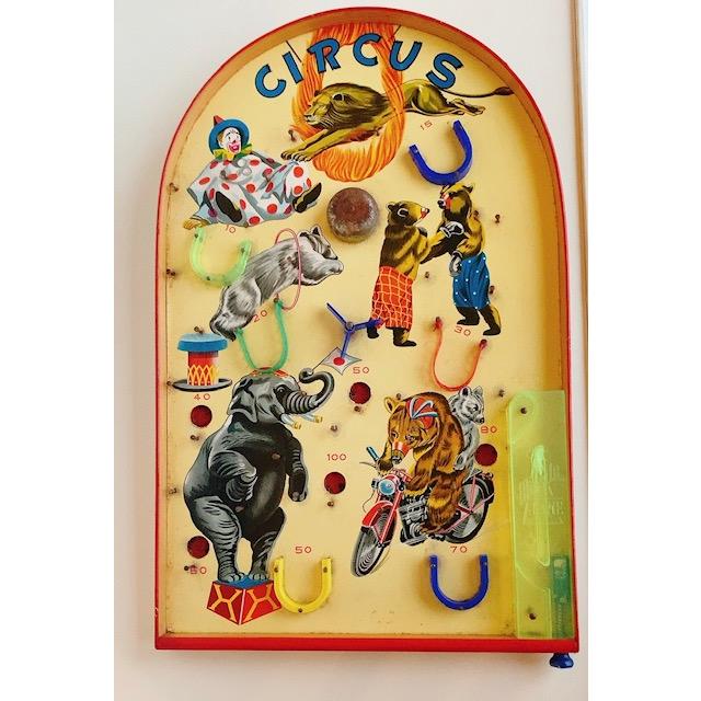 CIRCUS GAME PINGBALL ピンボール 昭和レトロ 木製 ピンボール台 CIRCUS GAME PINGBALL ピンボール 昭和レトロ 木製 ピンボール台