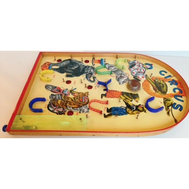 CIRCUS GAME PINGBALL ピンボール 昭和レトロ 木製 ピンボール台 CIRCUS GAME PINGBALL ピンボール 昭和レトロ 木製 ピンボール台