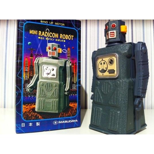 レトロ　ロボット　フィギュア？　ラジコン？ ミニ ラジコン ロボット MINI RADICON ROBOT MASUDAYA : Toys雑貨
