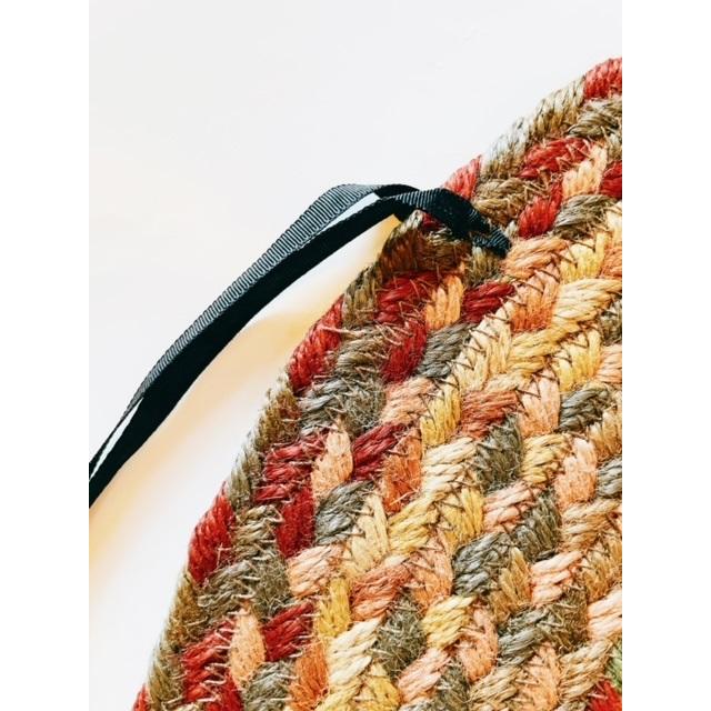 ⭐️アメリカンカントリー雑貨❤ෆりんごෆのフリフリチェアパッド♡45cm角♡赤 ️アメリカンカントリー雑貨ෆりんごෆのフリフリチェアパッド