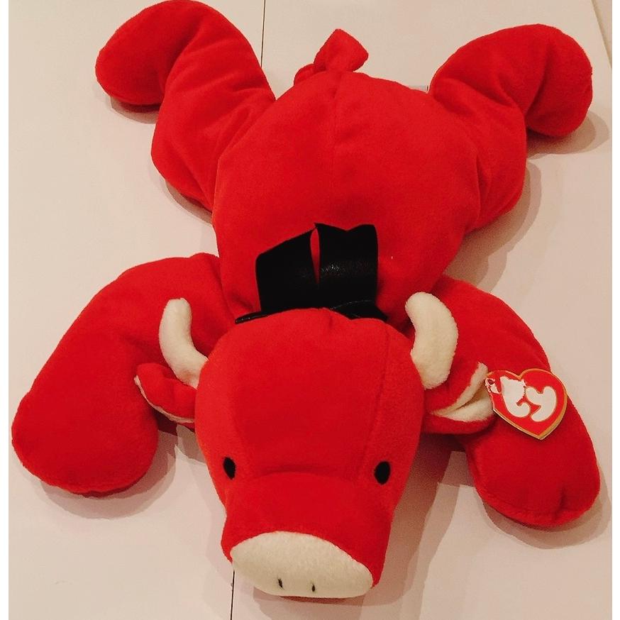 赤牛 ぬいぐるみ Lサイズ Ty社 ビニーズバディ 赤牛RED(Beanie 赤牛 ぬいぐるみ Lサイズ Ty社 ビニーズバディ 赤牛RED(Beanie