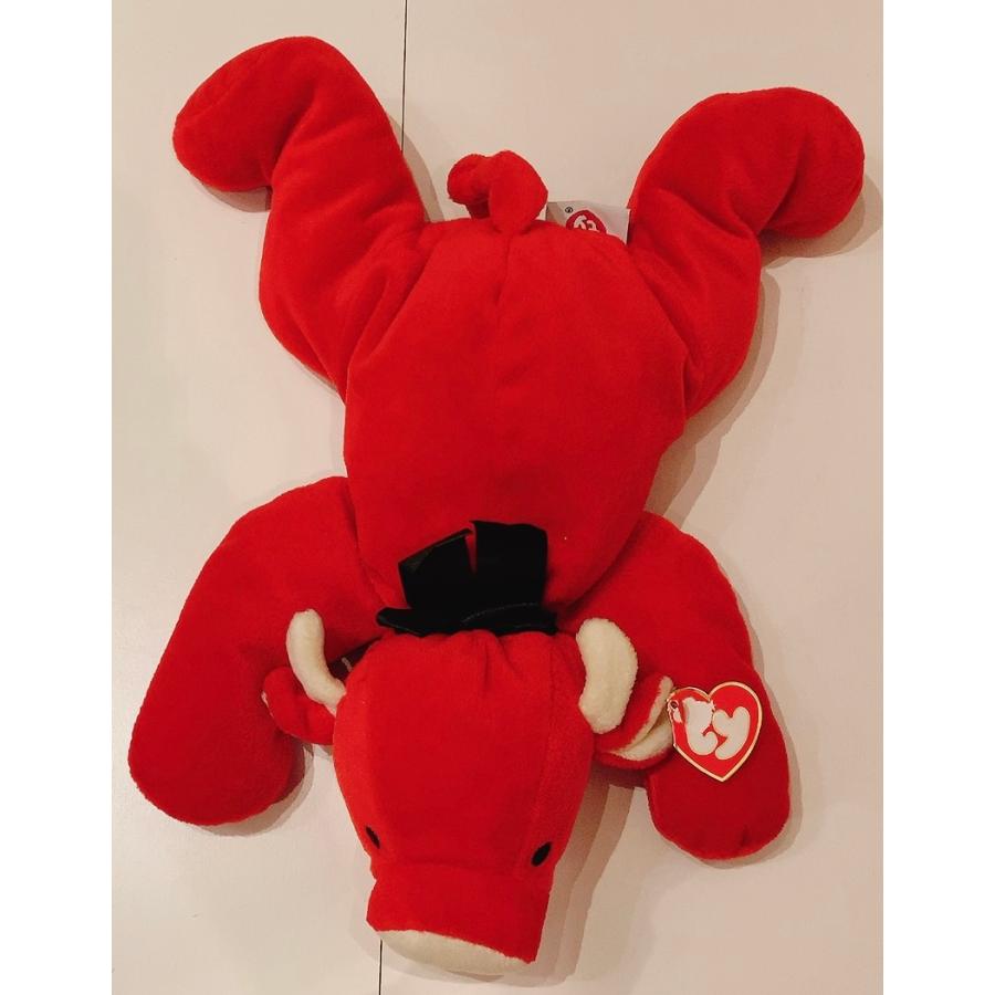 赤牛 ぬいぐるみ Lサイズ Ty社 ビニーズバディ 赤牛RED(Beanie 赤牛 ぬいぐるみ Lサイズ Ty社 ビニーズバディ 赤牛RED(Beanie