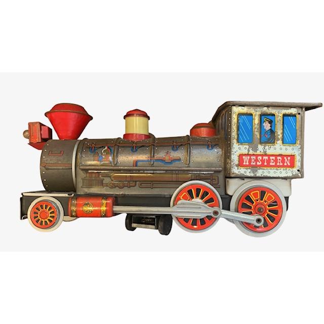 増田屋 モダントイ 西洋鉄道機関車 1966年 ブリキ玩具 昭和おもちゃ