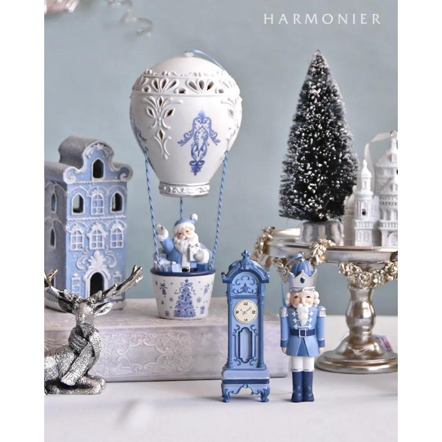 ハルモニア クリスマスオーナメント HARMONIER（ハルモニア） ウインターブルークロックオーナメント
