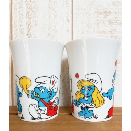 スマーフ 湯飲み2個セット SMURFS YUNOMI 2Pset かわいい湯飲み