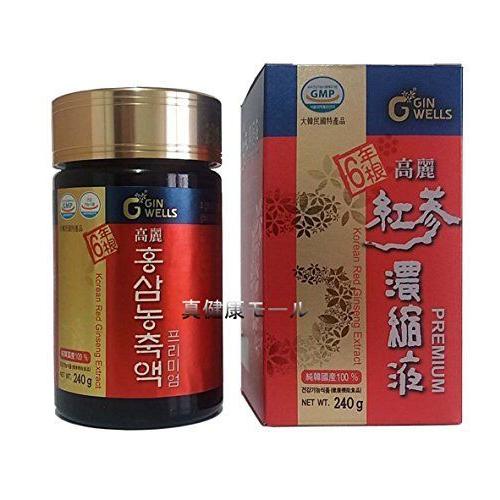 受賞店舗 高麗人参 一和高麗紅参濃縮液 6年根 紅参精 エキス プレミアム 240g 1本 並行輸入品 楽天 Www Gettoknowmontco Com
