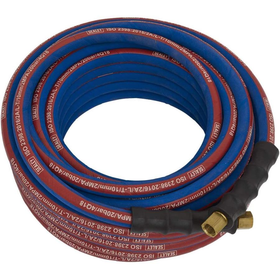 Sealey Air Hose 15mtr x 10mm with 1/4inch BSP Unions　並行輸入品
