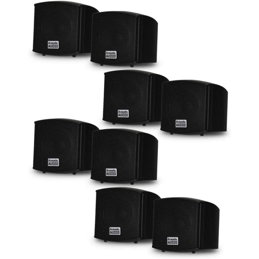 豊富なギフト Speakers Indoor Mountable AA321B Audio Acoustic 1600 AA321B-4Pr　並行輸入品 Pack Pair 4 Black Watts その他カメラ