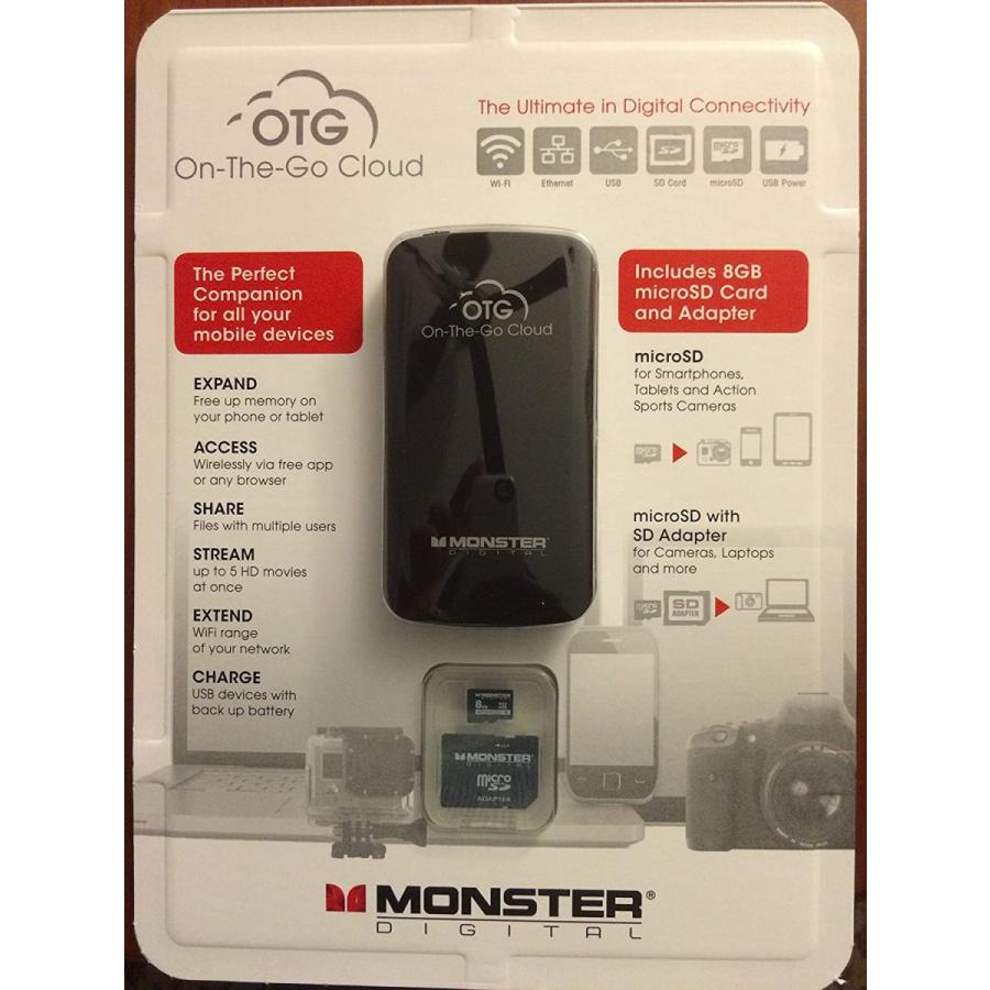 Monster Digital OTG Cloud with 8GB SD Memory Card (WCRD3-0000-A)　並行輸入品