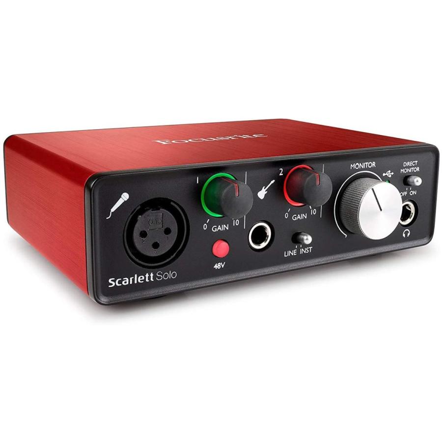 Focusrite Scarlett Solo G2 2in 2out 24bit 192kHz USBオーディオ