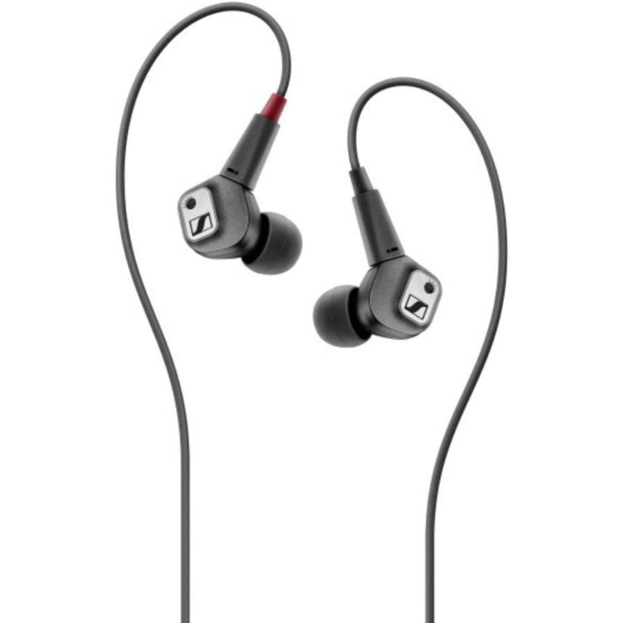 絶品 Sennheiser IE 80 S 調節可能な低音イヤホンヘッドホン ブラック