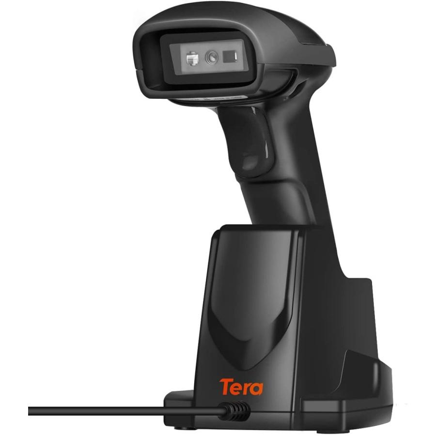 Tera Wireless Barcode Scanner 1D 2D QR with USB Charging Base Handheld Bar