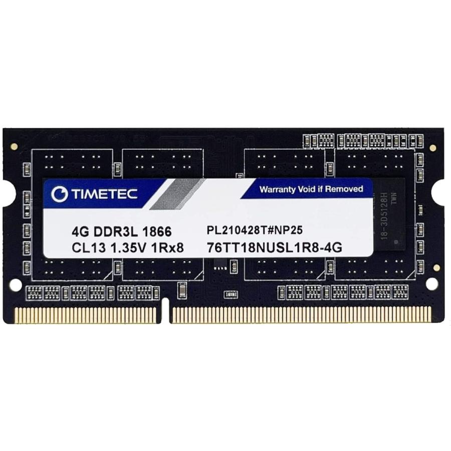 【新作入荷!!】 Timetec DDR3-1866L SODIMM Unbuffered Non-ECC D3NS1866L-4G Synology 交換用 4GB その他周辺機器