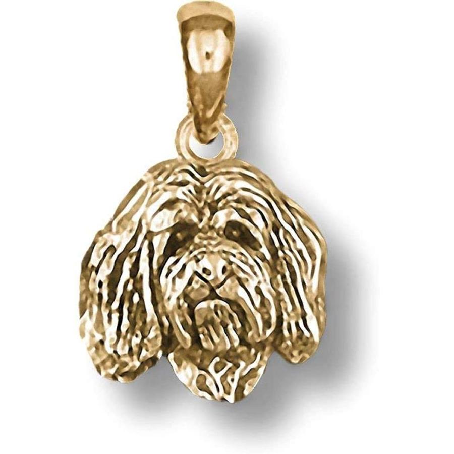 Coton De Tulear Jewelry 14k Gold Handmade Coton De Tulear Pendant CDT2H-PG　並行輸入品
