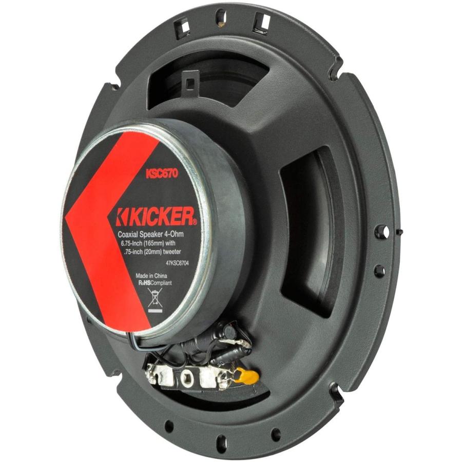 最新発見Kicker 47KSC6704 カーオーディオ 400W 4インチ KSC6704 並行