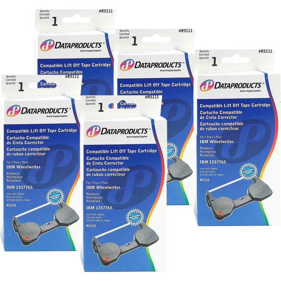 即納翌日発送 Dataproducts R5111 Compatible Lift Off Tape Clear R5111 5 Packs 並行輸入品 オリジナル Shodaikini Com