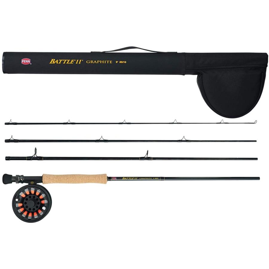 PENN Fishing Battle Fly Reel and Fishing Rod Outfit Combo Black 8wt BTLFLY8WT90　並行輸入品 - 3