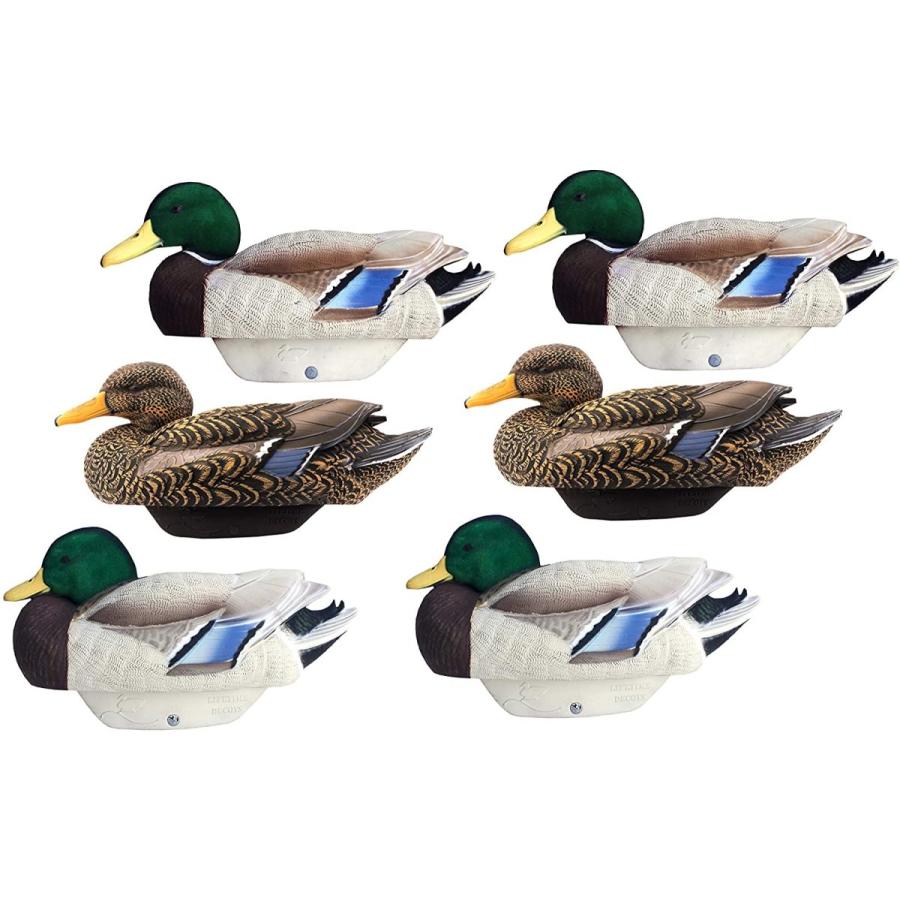 Lifetime その他釣り具 Decoys Decoys 6個パック フロックヘッドフレックスフロートマラード 6個
