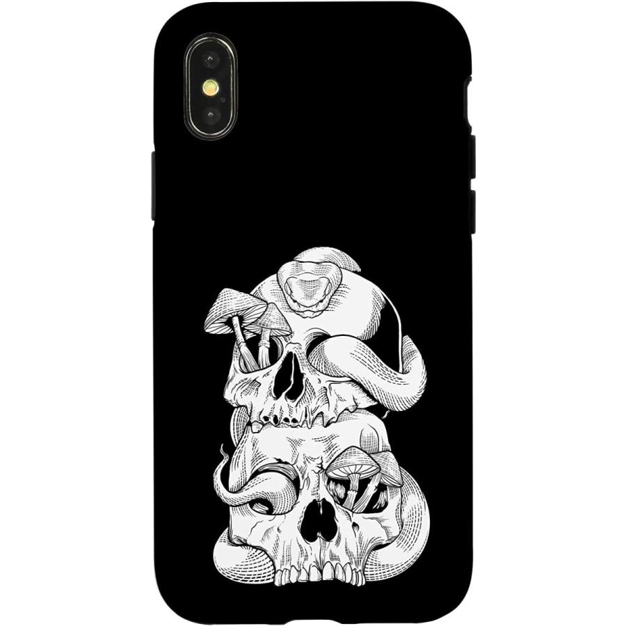 iPhone X/XS Case　並行輸入品 Gothic Occult Satanic Skulls Dead Mushrooms Skull その他周辺機器 注目の福袋をピックアップ！
