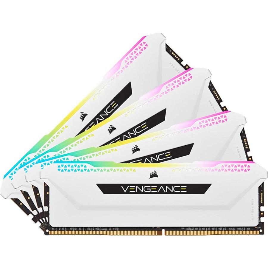 Corsair DDR4-3200MHz デスクトップPC用 メモリ VENGANCE RGB PRO SLシリーズ 32GB [8GB×4枚] CM