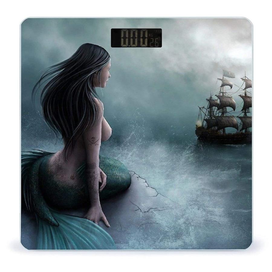 Svajonesのmermaid Pirate Shipweight Scale Digital Body Battery Powered Digital Bathroom Scale Body Weight Scale Glass Easy Read Lcd Display Ultra Slim Design B Hfayb08zxq7w3dkならyahoo ショッピング ランキングや口コミも豊富なネット