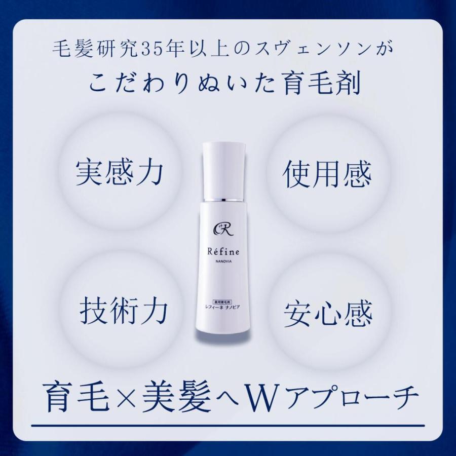 レフィーネ 薬用 育毛剤 女性用 ナノビア 120mL レディース 薬用育毛剤