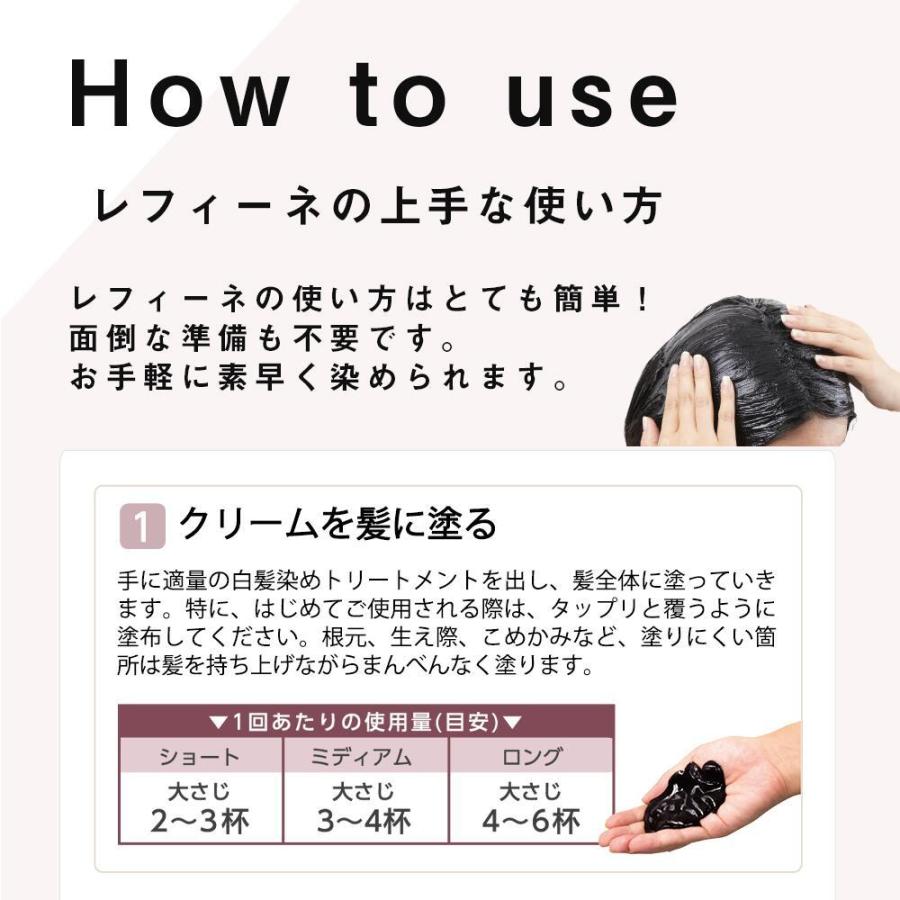 白髪染め レフィーネ ナチュラル カラートリートメント 300g 2本セット 白髪染 白髪染めトリートメント カラートリートメント おすすめ 女性用 男性用 | レフィーネ | 22