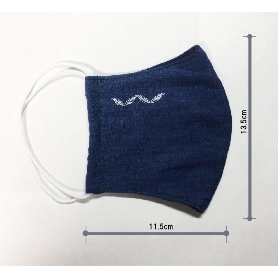 岩手のマスク 涼やかリネン 復興への手仕事 カラー 紺 Svmask001 Nb Save Iwate 通販 Yahoo ショッピング