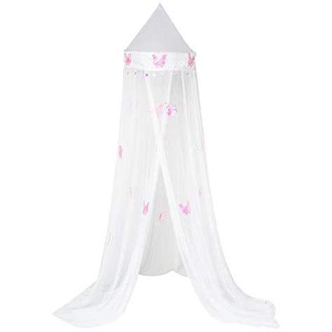 White - Butterfly Bed Canopy Mosquito Net for 新作続 Decoration でおすすめアイテム Room All Party Size Events