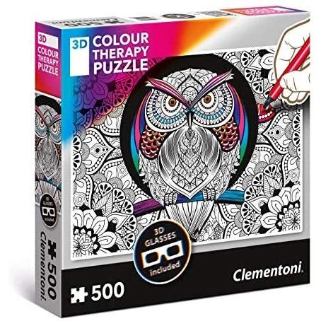 【2021 新作】 3D Colour Therapy Puzzle Eule (Puzzle) パズルゲーム