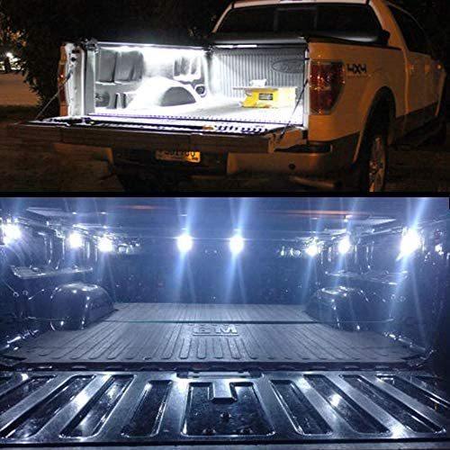 NBWDY LED Truck Bed Light Kit-48 White LEDs Pickup Bed Lighting Kit, Rear Work Box Lighting Kit,Rail Lights, Side Marker Light for Truck Pic｜svizra-shop｜05