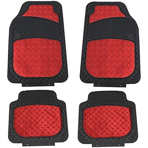 Fhグループ フロアマット 車用 ゴム製 ハサミでカット可能 レッド Fred B07zl8s3rh スビツラショップ 通販 Yahoo ショッピング