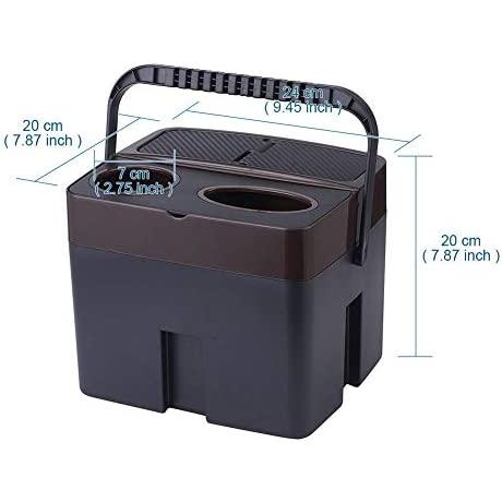 高級ブランド 多機能収納バケツオーガナイザー Atmomo 車用ゴミ箱 車内オーガナイ ティッシュボックス カップホルダー 灰皿 ごみ箱 Www Gatorheatandair Com