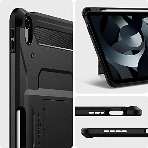 Spigen Tough Armor Pro iPad Air 4 10.9用ケース ペンシルホルダー付き ブラック B08HGRWTF2