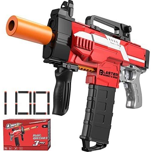 50%OFF Guns & Blasters Foam Toy DIY Modes, Motorized 3 with Boys for Guns Machine Toy Darts, Guns Nerf for Gun Toy Automatic Holiky with Refill 100 その他おもちゃ