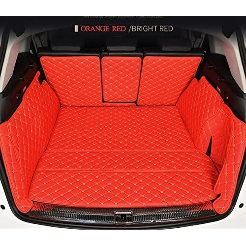 ZYCHUANGYING の貨物はさみ金車のトランクのマットのポルシェ Macan すべてのモデルのための全天候用トランクはさみ金オレンジ赤い貨物マッ