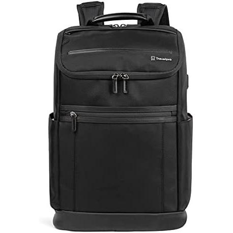 超熱 A USB Tablets, and Laptops 15.6” to up fits Backpack Load Top Medium 3 Choice Executive Crew Travelpro and Bla Jet Women, and Men Ports, C ノートパソコンバッグ、ケース