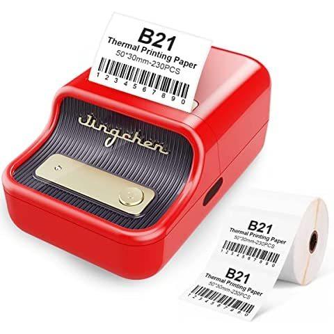 ずっと気になってた Mailing Printer Label Barcode Price Thermal Bluetooth Labels 230 with B21 Maker Label Smart Address & Android with Compatible Machine Labels ラベルプリンター