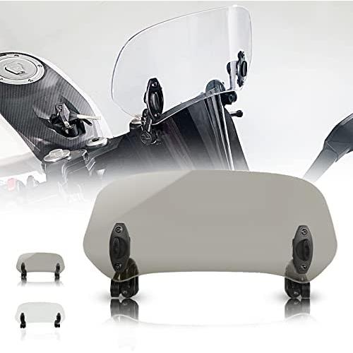 368mm Universal Motorcycle Windshield Extension Spoiler Attachment Wind